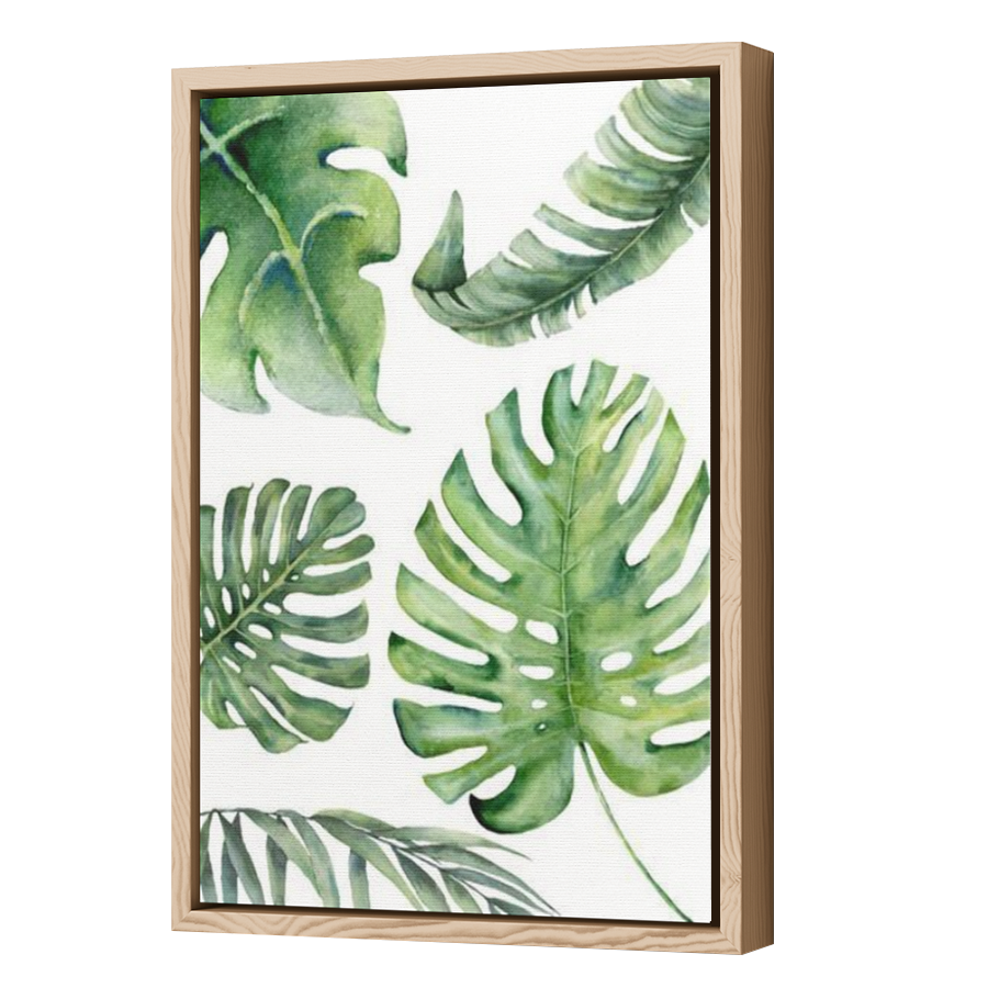 Thumbnail for Canvas - Wood Grain Floating Frame