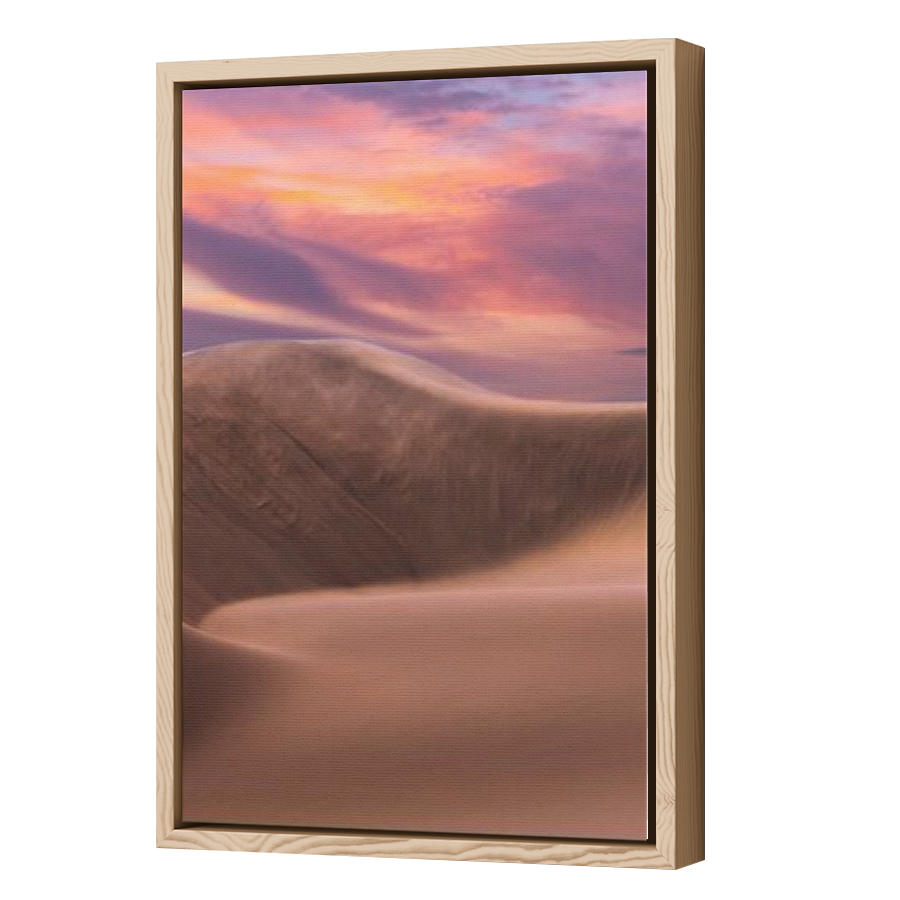Thumbnail for Canvas - Wood Grain Floating Frame