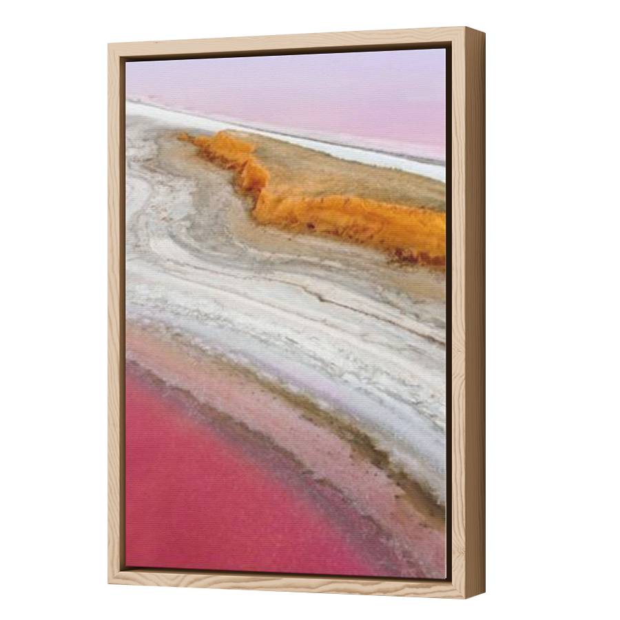 Thumbnail for Canvas - Wood Grain Floating Frame