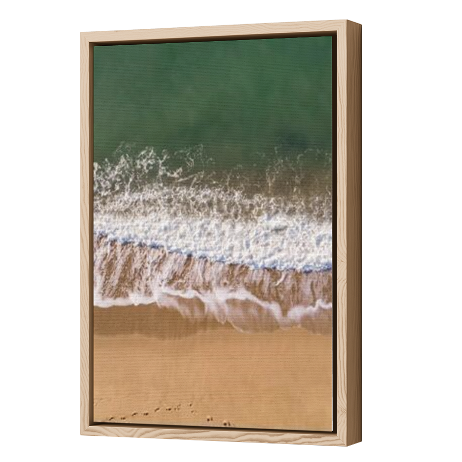Thumbnail for Canvas - Wood Grain Floating Frame