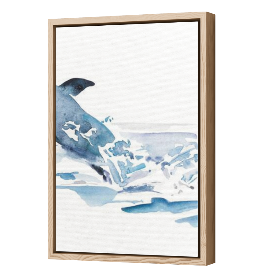 Thumbnail for Canvas - Wood Grain Floating Frame