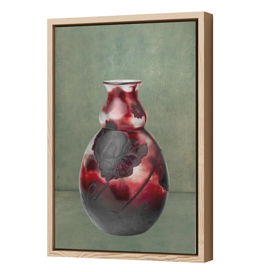 Thumbnail for Canvas - Wood Grain Floating Frame