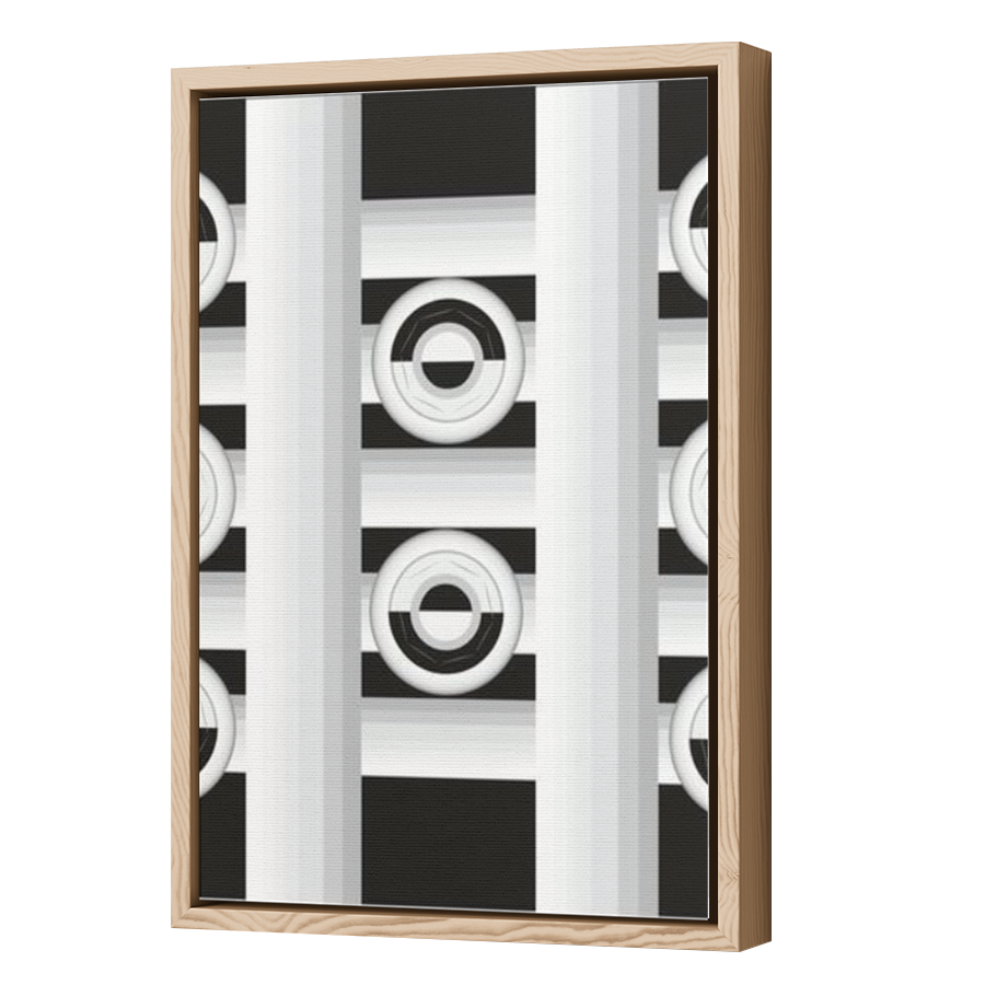 Thumbnail for Canvas - Wood Grain Floating Frame