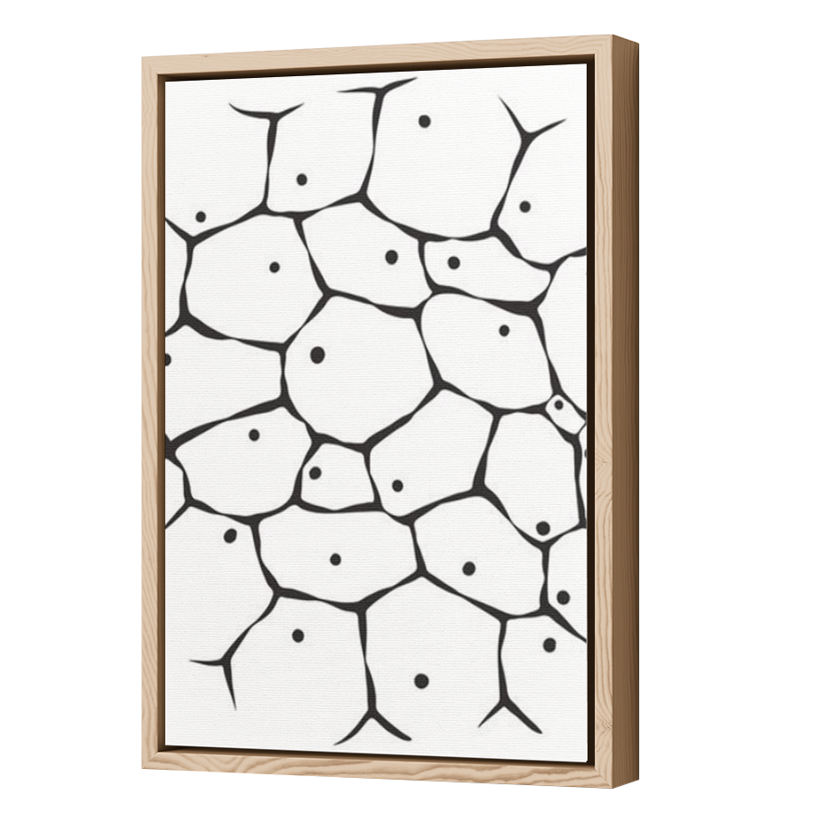 Thumbnail for Canvas - Wood Grain Floating Frame