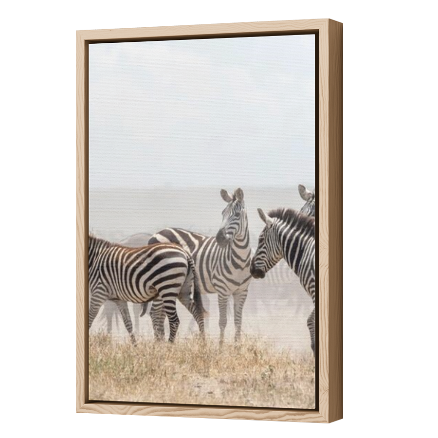 Thumbnail for Canvas - Wood Grain Floating Frame