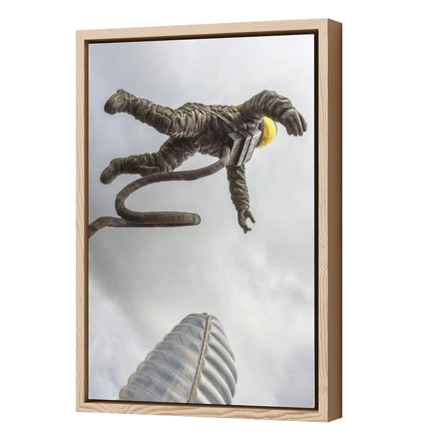 Thumbnail for Canvas - Wood Grain Floating Frame
