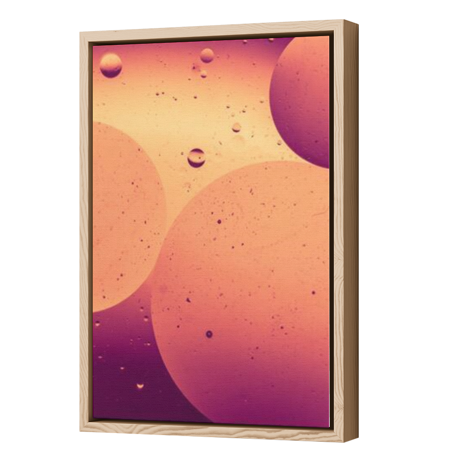 Thumbnail for Canvas - Wood Grain Floating Frame