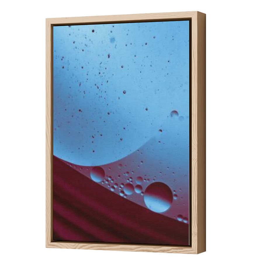 Thumbnail for Canvas - Wood Grain Floating Frame