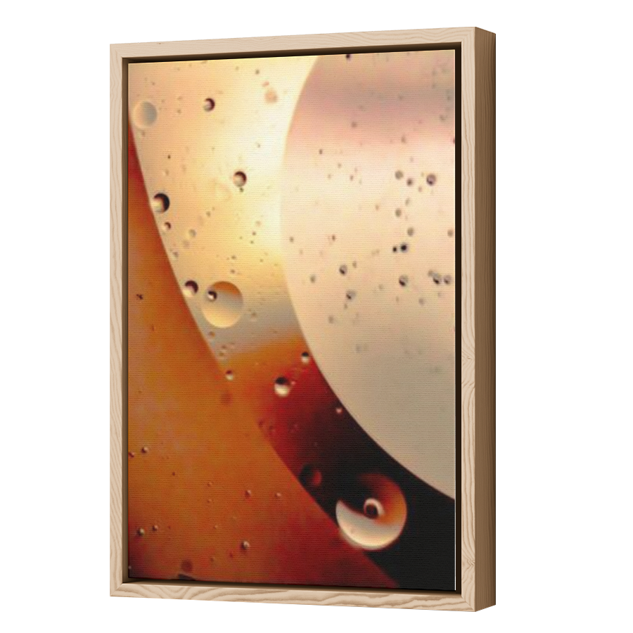 Thumbnail for Canvas - Wood Grain Floating Frame