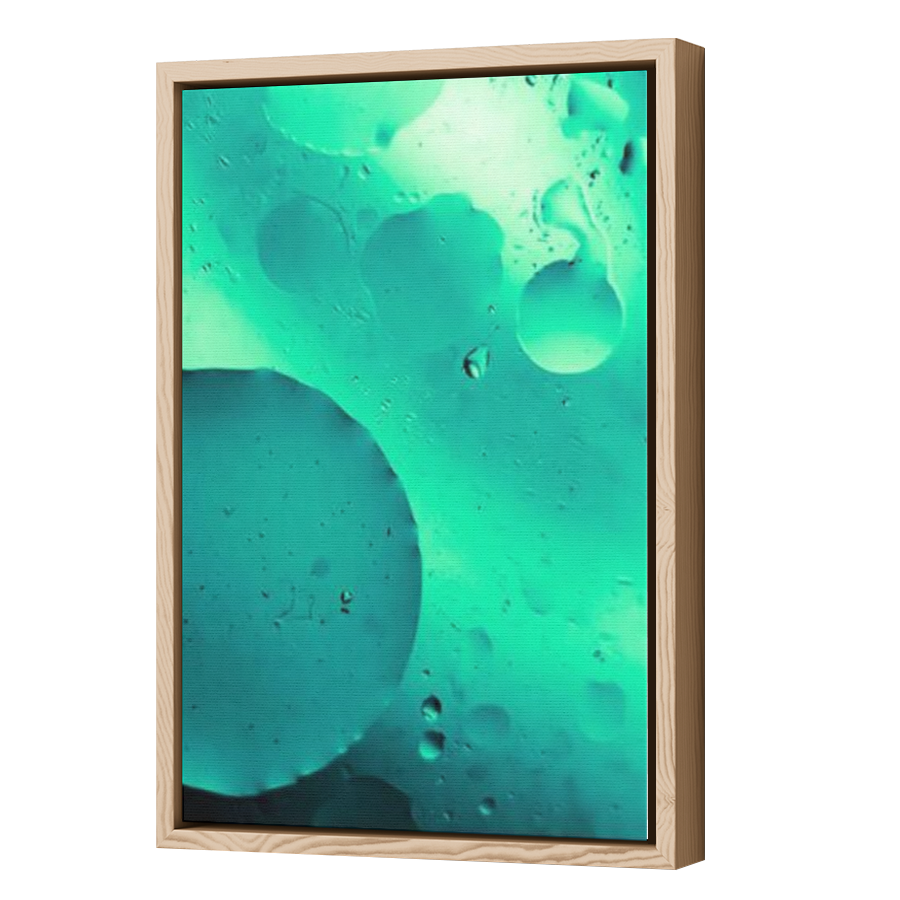 Thumbnail for Canvas - Wood Grain Floating Frame