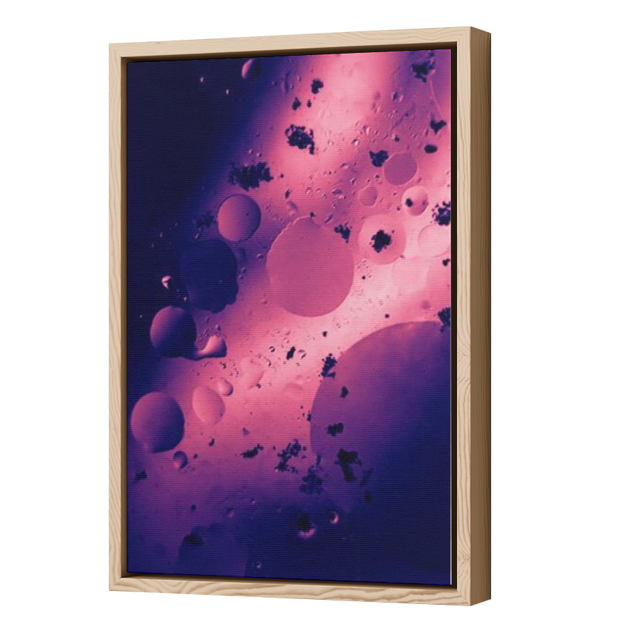 Thumbnail for Canvas - Wood Grain Floating Frame