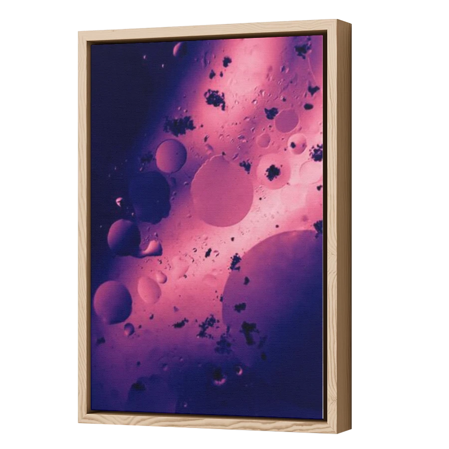 Thumbnail for Canvas - Wood Grain Floating Frame