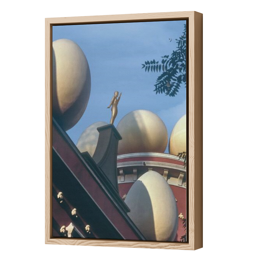 Thumbnail for Canvas - Wood Grain Floating Frame