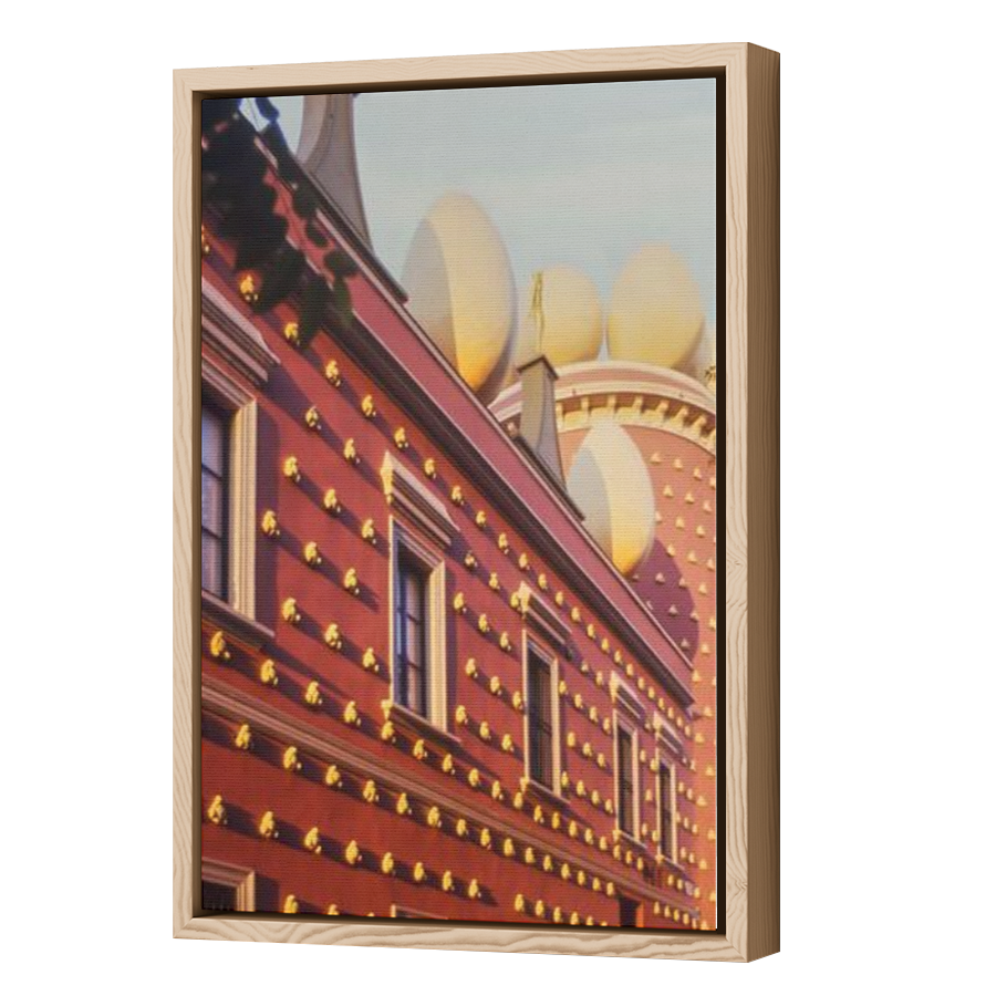 Thumbnail for Canvas - Wood Grain Floating Frame