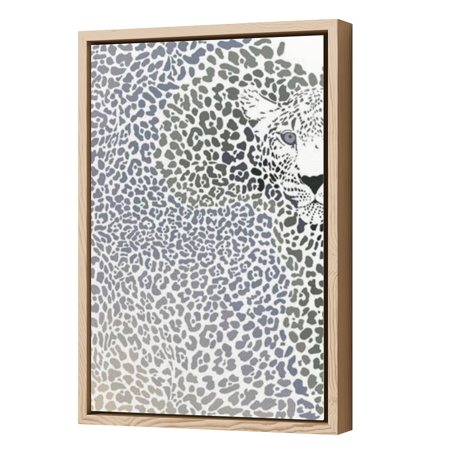 Thumbnail for Canvas - Wood Grain Floating Frame