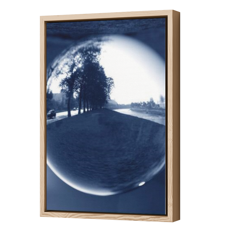 Thumbnail for Canvas - Wood Grain Floating Frame
