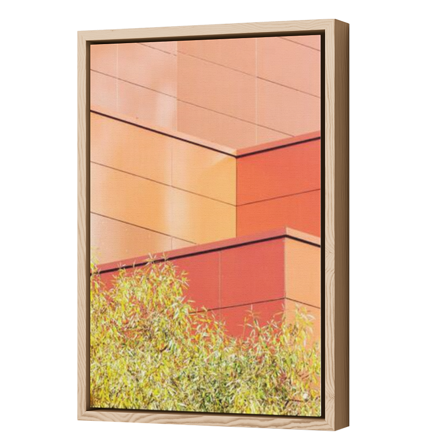 Thumbnail for Canvas - Wood Grain Floating Frame