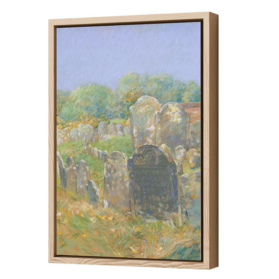 Thumbnail for Canvas - Wood Grain Floating Frame