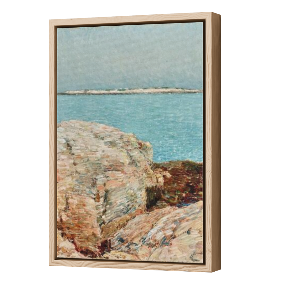 Thumbnail for Canvas - Wood Grain Floating Frame