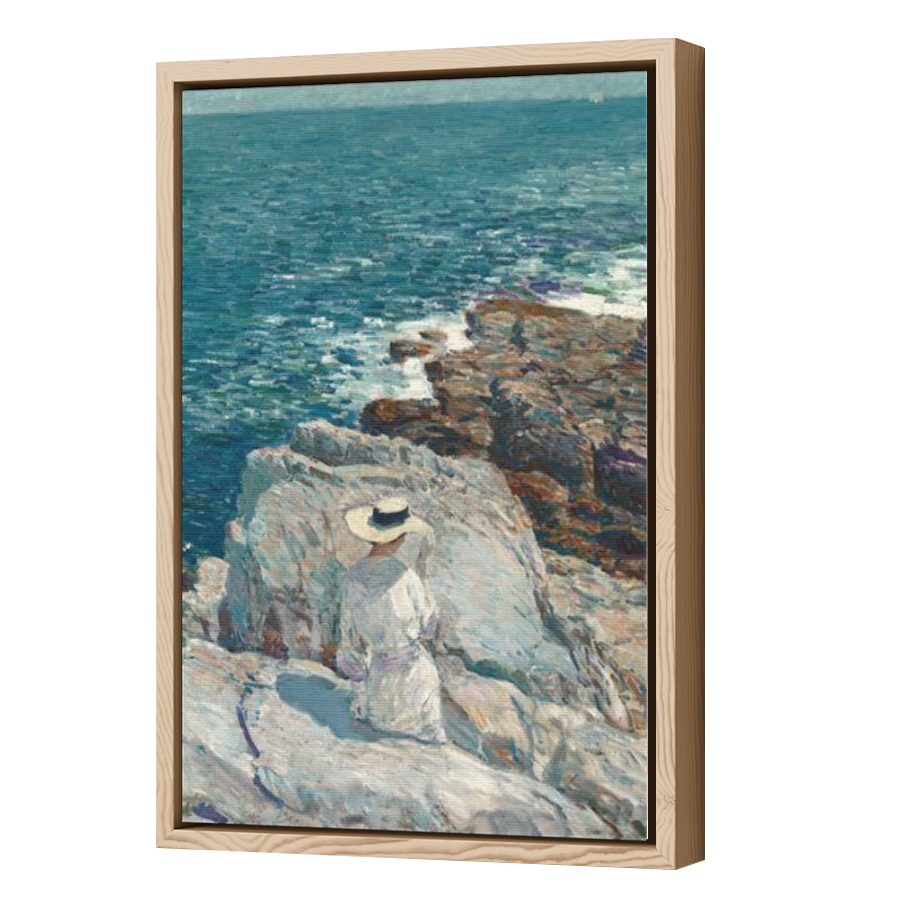 Thumbnail for Canvas - Wood Grain Floating Frame