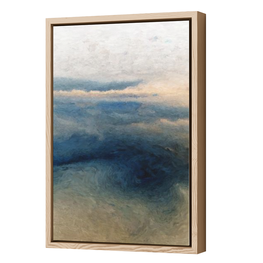 Thumbnail for Canvas - Wood Grain Floating Frame
