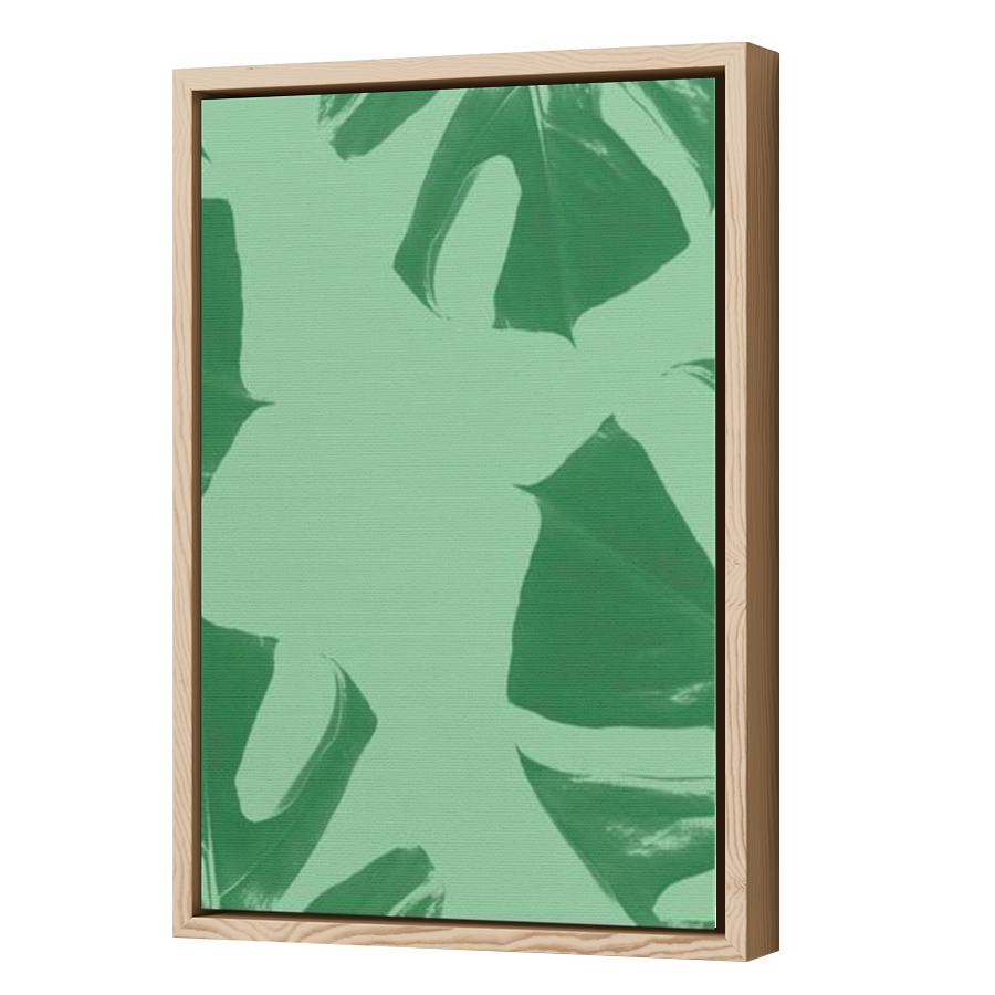Thumbnail for Canvas - Wood Grain Floating Frame