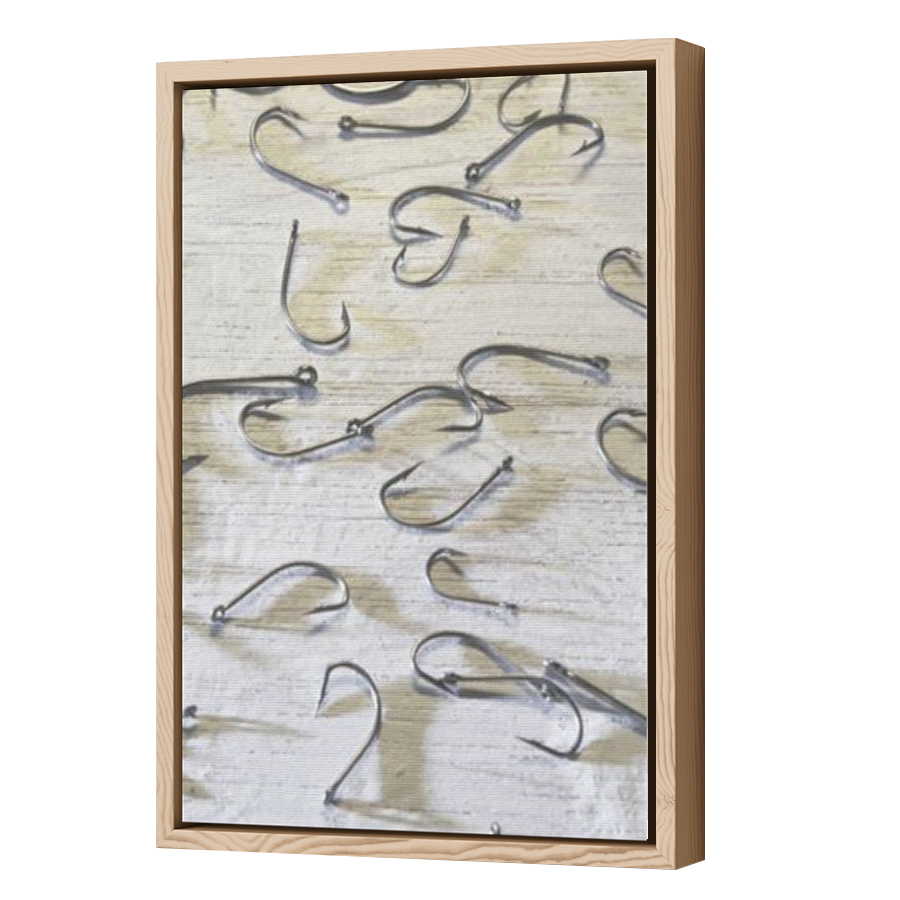 Thumbnail for Canvas - Wood Grain Floating Frame