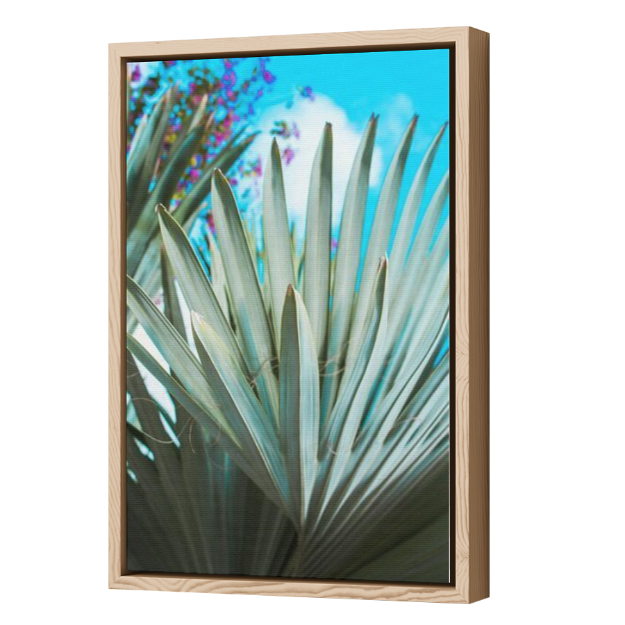 Thumbnail for Canvas - Wood Grain Floating Frame