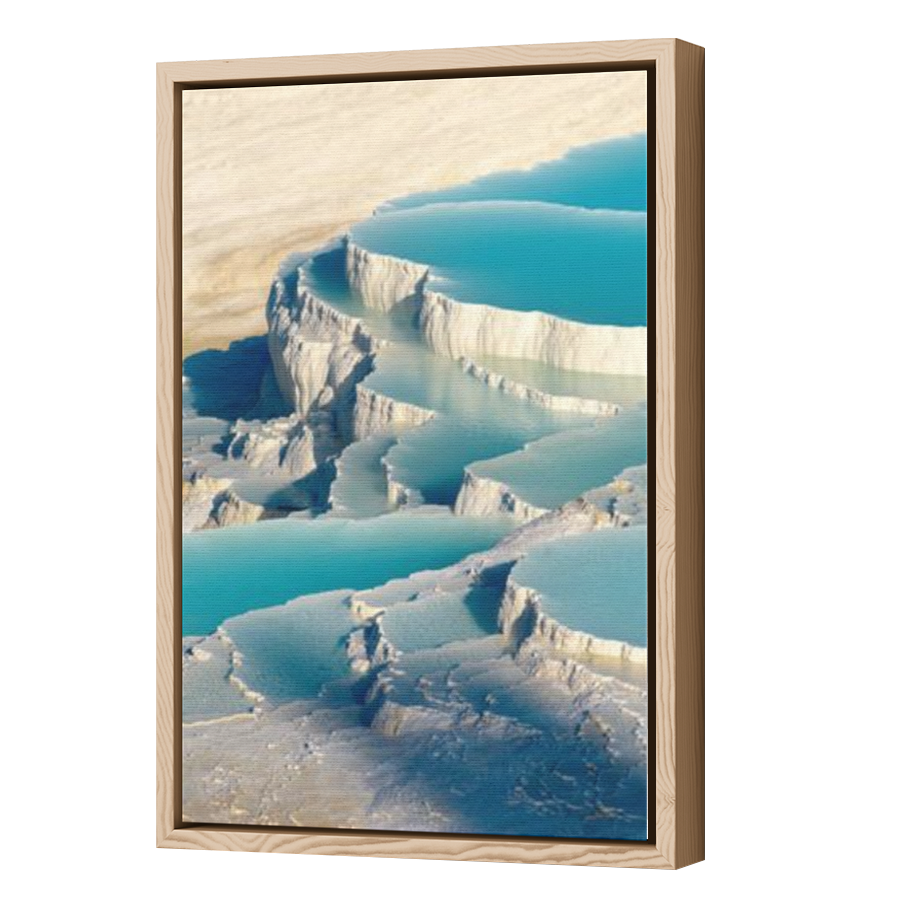 Thumbnail for Canvas - Wood Grain Floating Frame