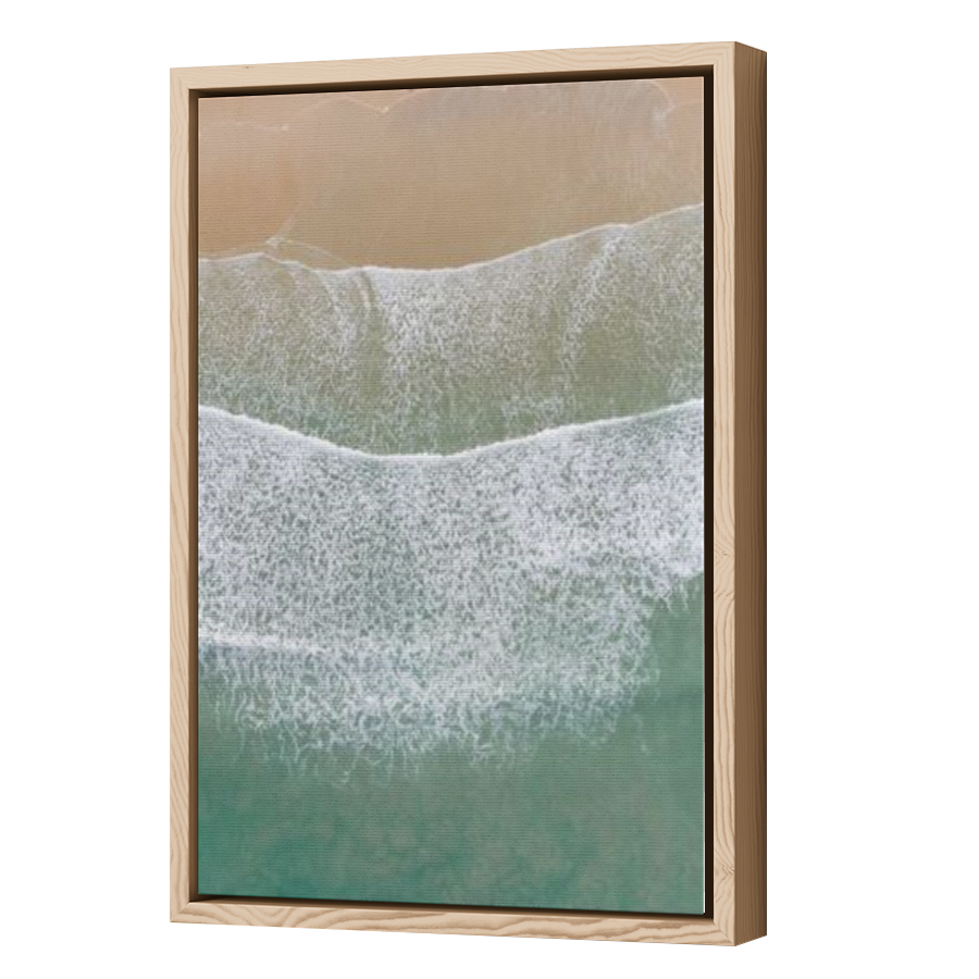 Thumbnail for Canvas - Wood Grain Floating Frame