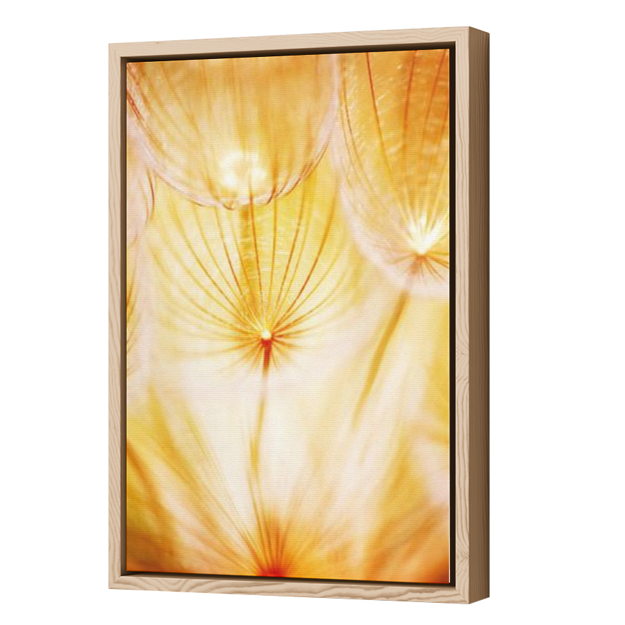 Thumbnail for Canvas - Wood Grain Floating Frame