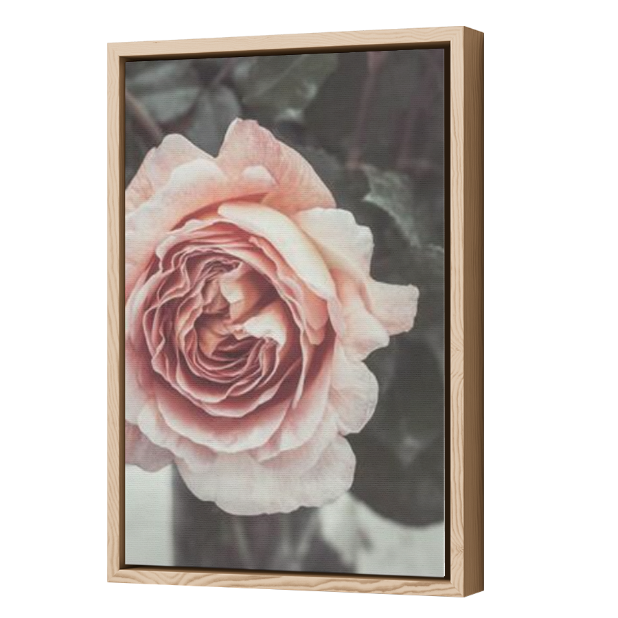 Thumbnail for Canvas - Wood Grain Floating Frame