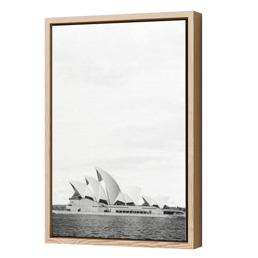 Thumbnail for Canvas - Wood Grain Floating Frame