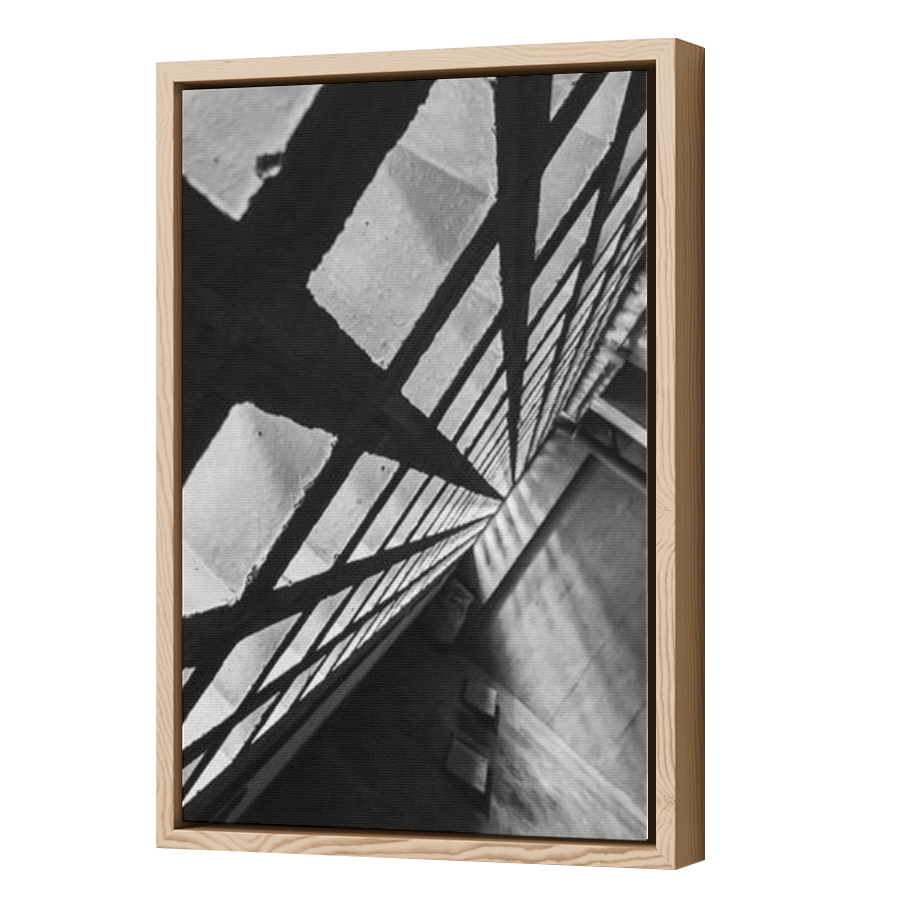Thumbnail for Canvas - Wood Grain Floating Frame