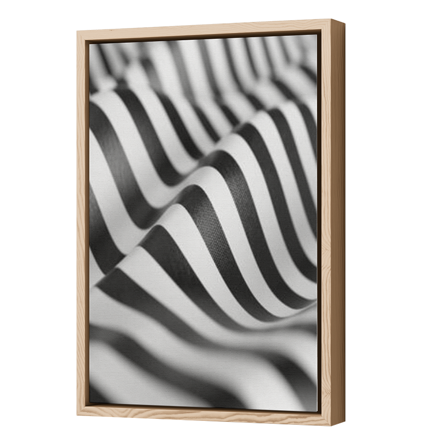 Thumbnail for Canvas - Wood Grain Floating Frame