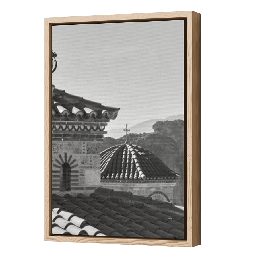 Thumbnail for Canvas - Wood Grain Floating Frame