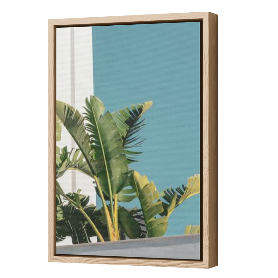 Thumbnail for Canvas - Wood Grain Floating Frame