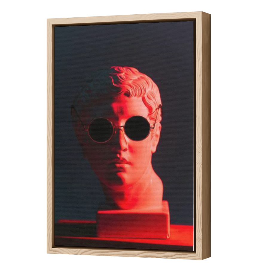 Thumbnail for Canvas - Wood Grain Floating Frame