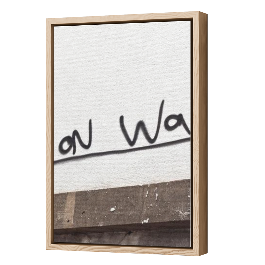 Thumbnail for Canvas - Wood Grain Floating Frame