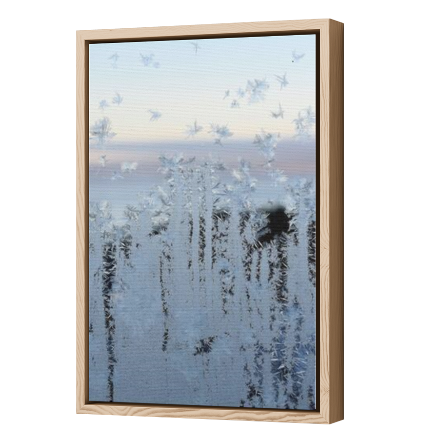 Thumbnail for Canvas - Wood Grain Floating Frame