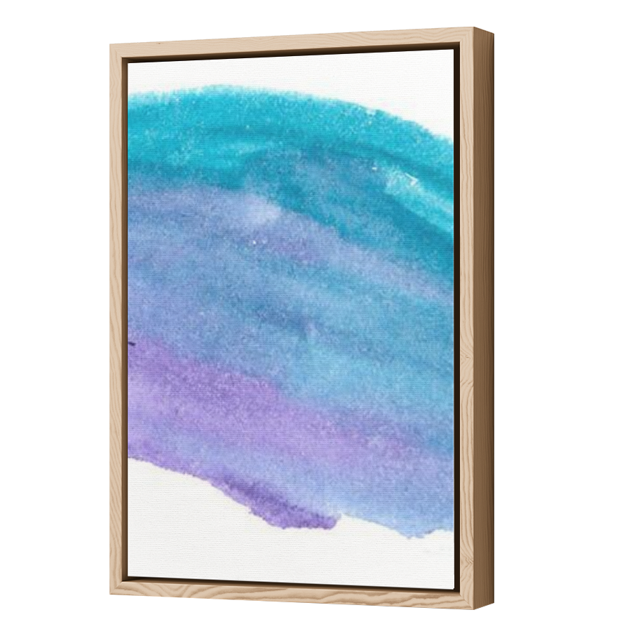Thumbnail for Canvas - Wood Grain Floating Frame