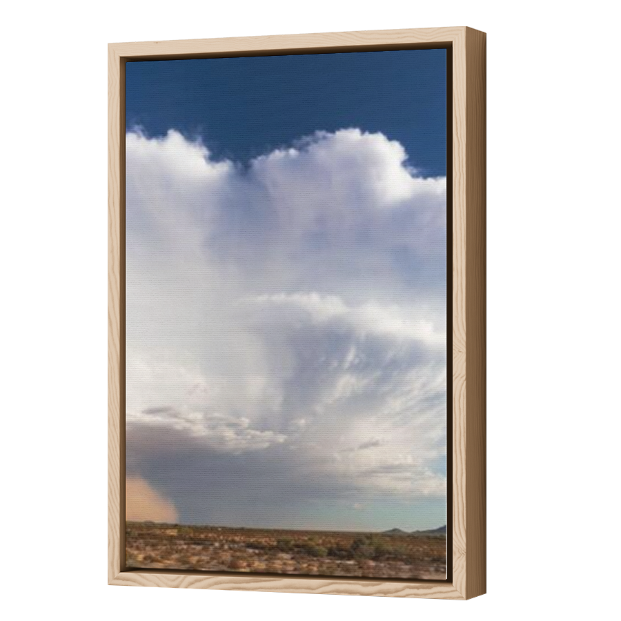 Thumbnail for Canvas - Wood Grain Floating Frame