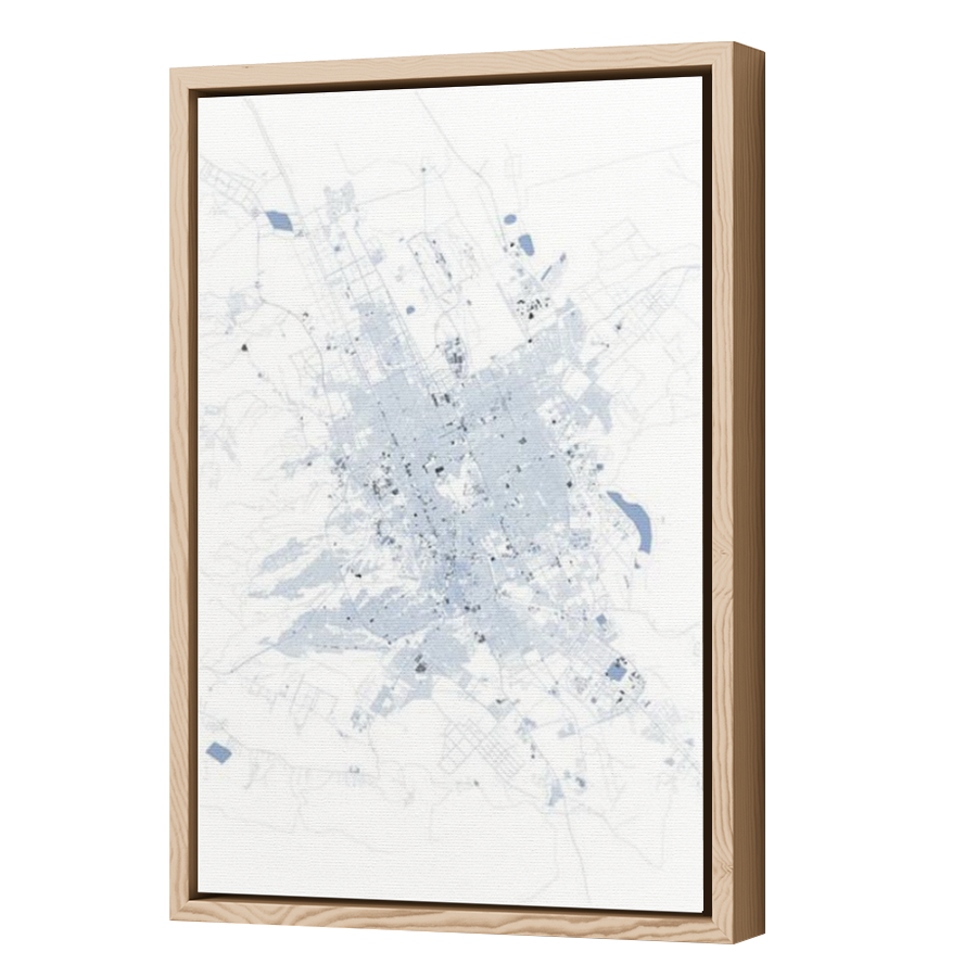 Thumbnail for Canvas - Wood Grain Floating Frame
