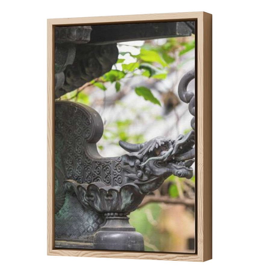 Thumbnail for Canvas - Wood Grain Floating Frame
