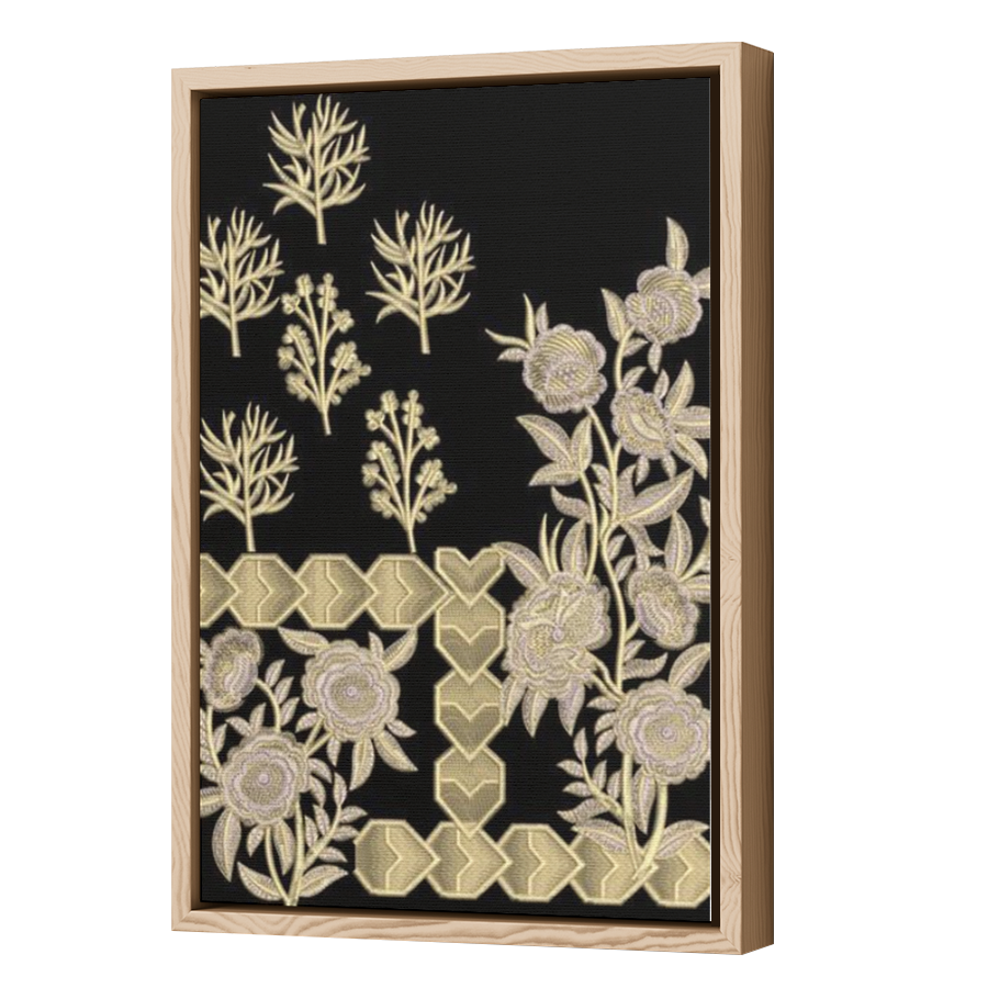 Thumbnail for Canvas - Wood Grain Floating Frame