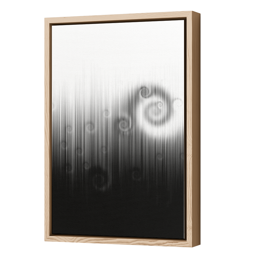 Thumbnail for Canvas - Wood Grain Floating Frame