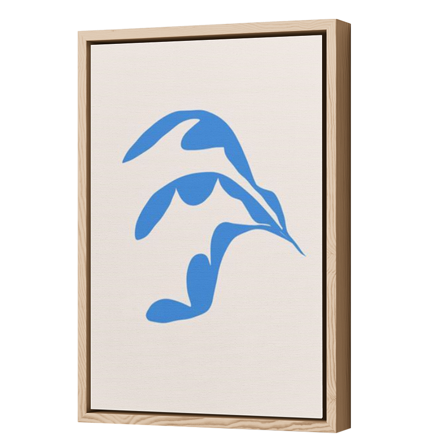 Thumbnail for Canvas - Wood Grain Floating Frame