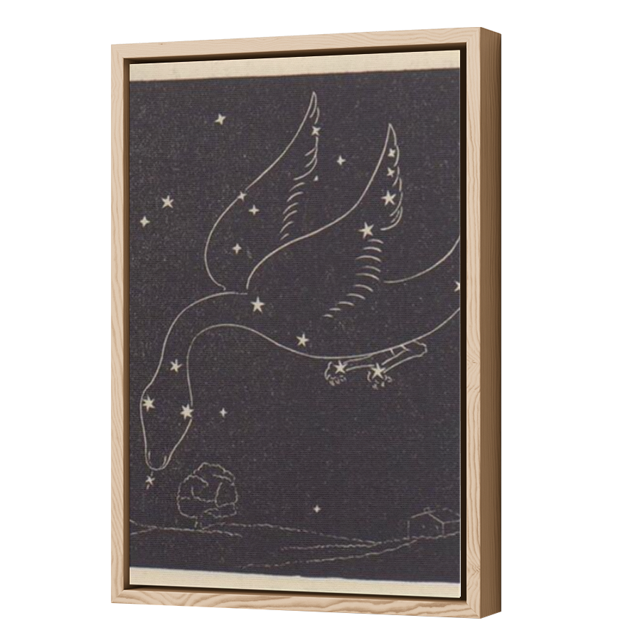 Thumbnail for Canvas - Wood Grain Floating Frame