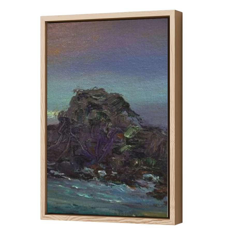 Thumbnail for Canvas - Wood Grain Floating Frame