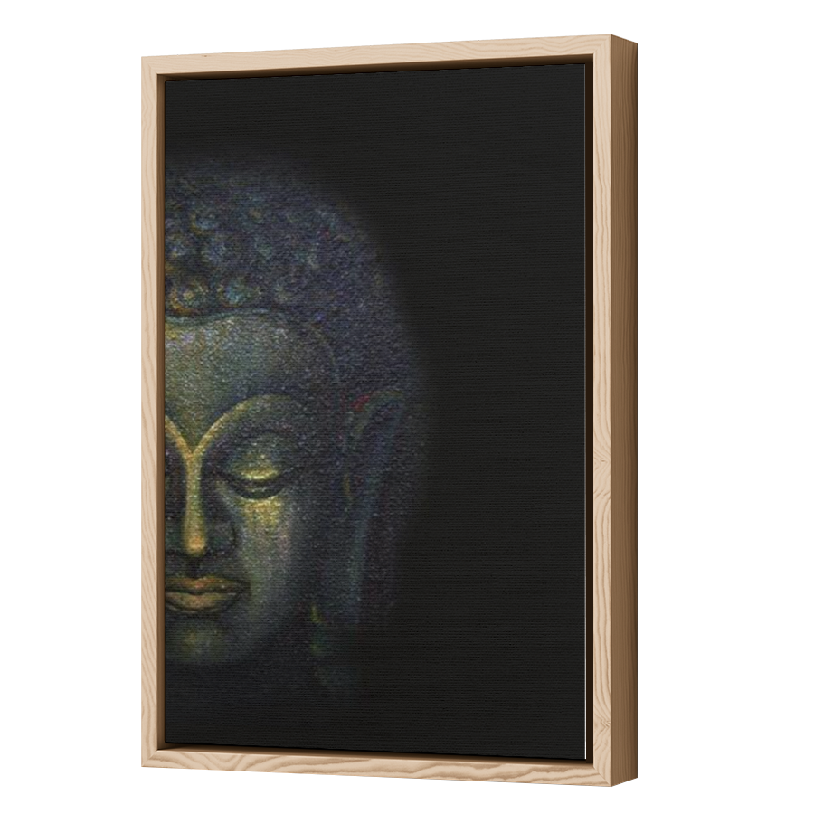 Thumbnail for Canvas - Wood Grain Floating Frame